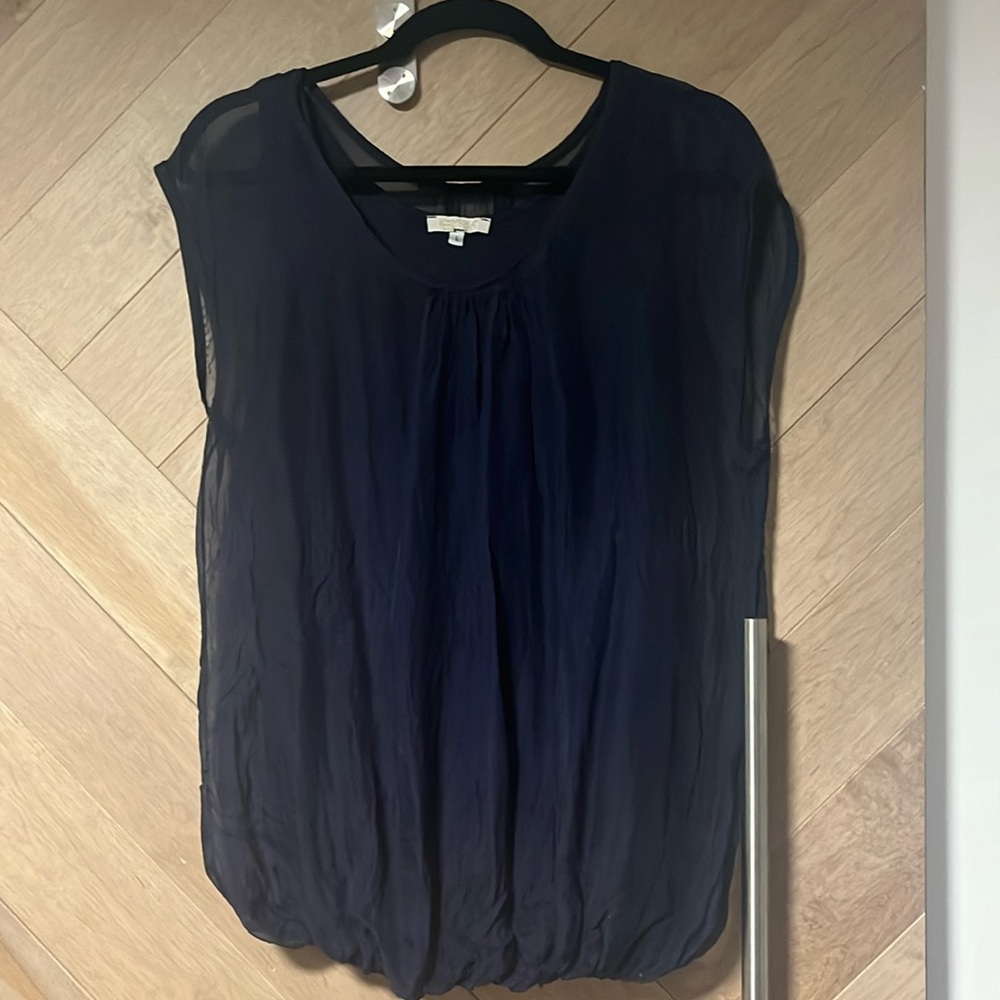 Navy blue blouse
